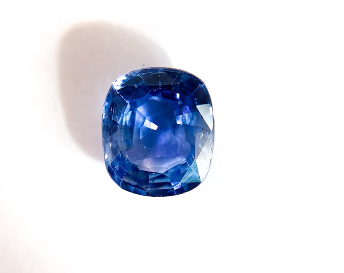 Natural Blue Sapphire Cushion Shape