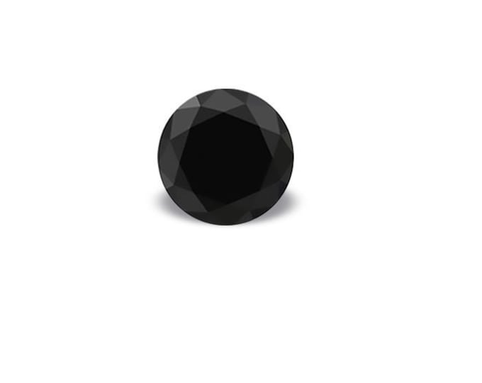 Black Diamond 1 pc. 0,195 ct., top quality, round brilliant cut, loose stone, diameter mm.3,59