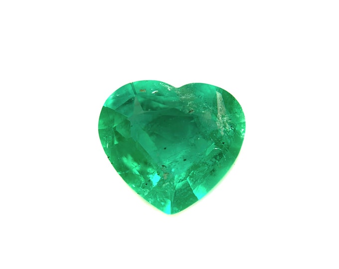 Natural Emerald Colombia, 2.13 CT, heart shape