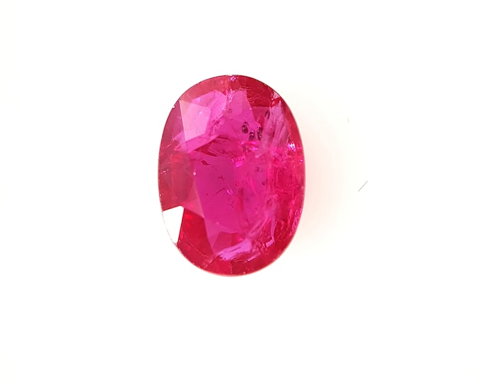 Natural Ruby, Oval 7x5 mm