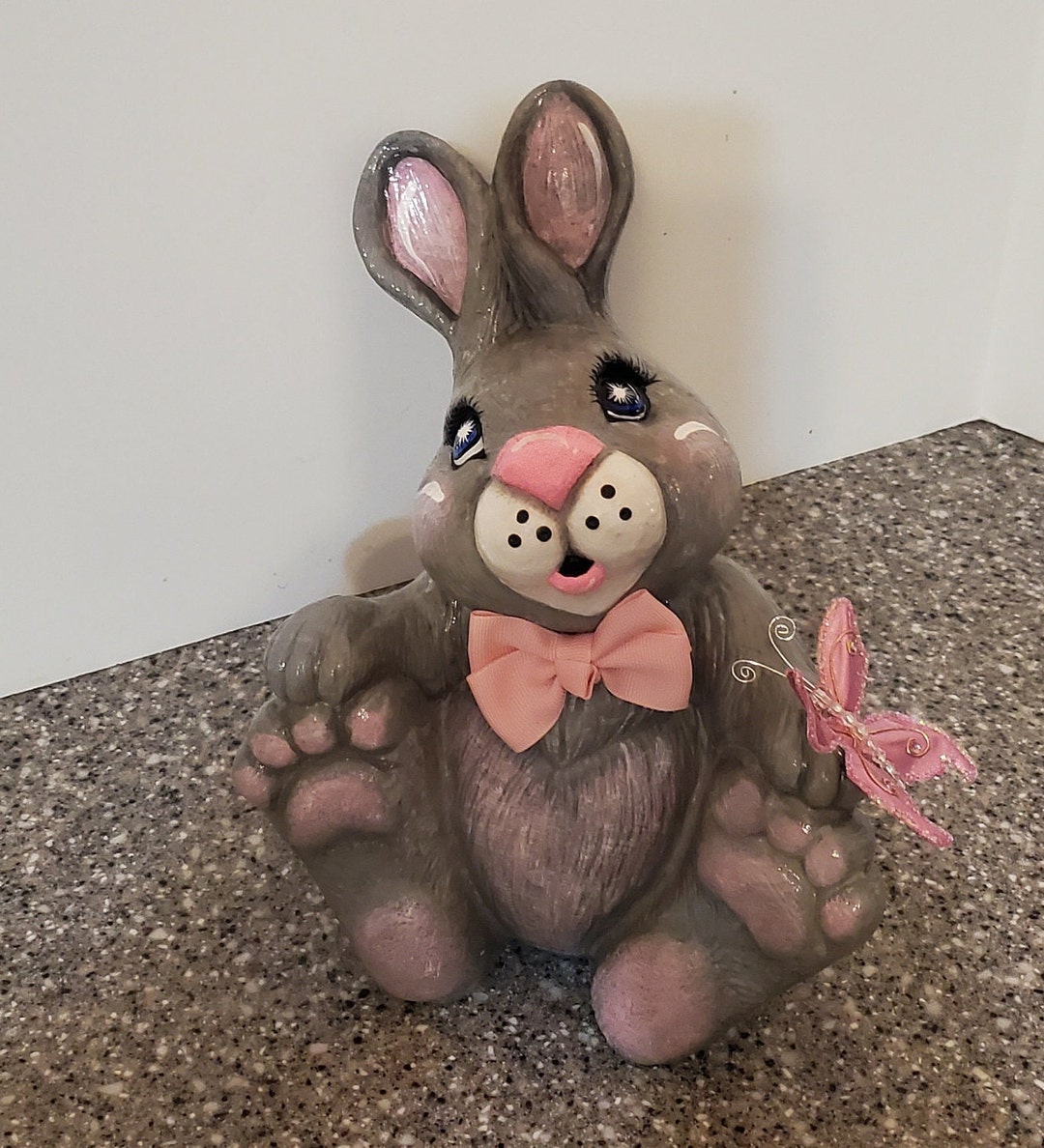 Ceramic Bunny Rabbit; so Adorable. Welcome Spring! Price Includes ...