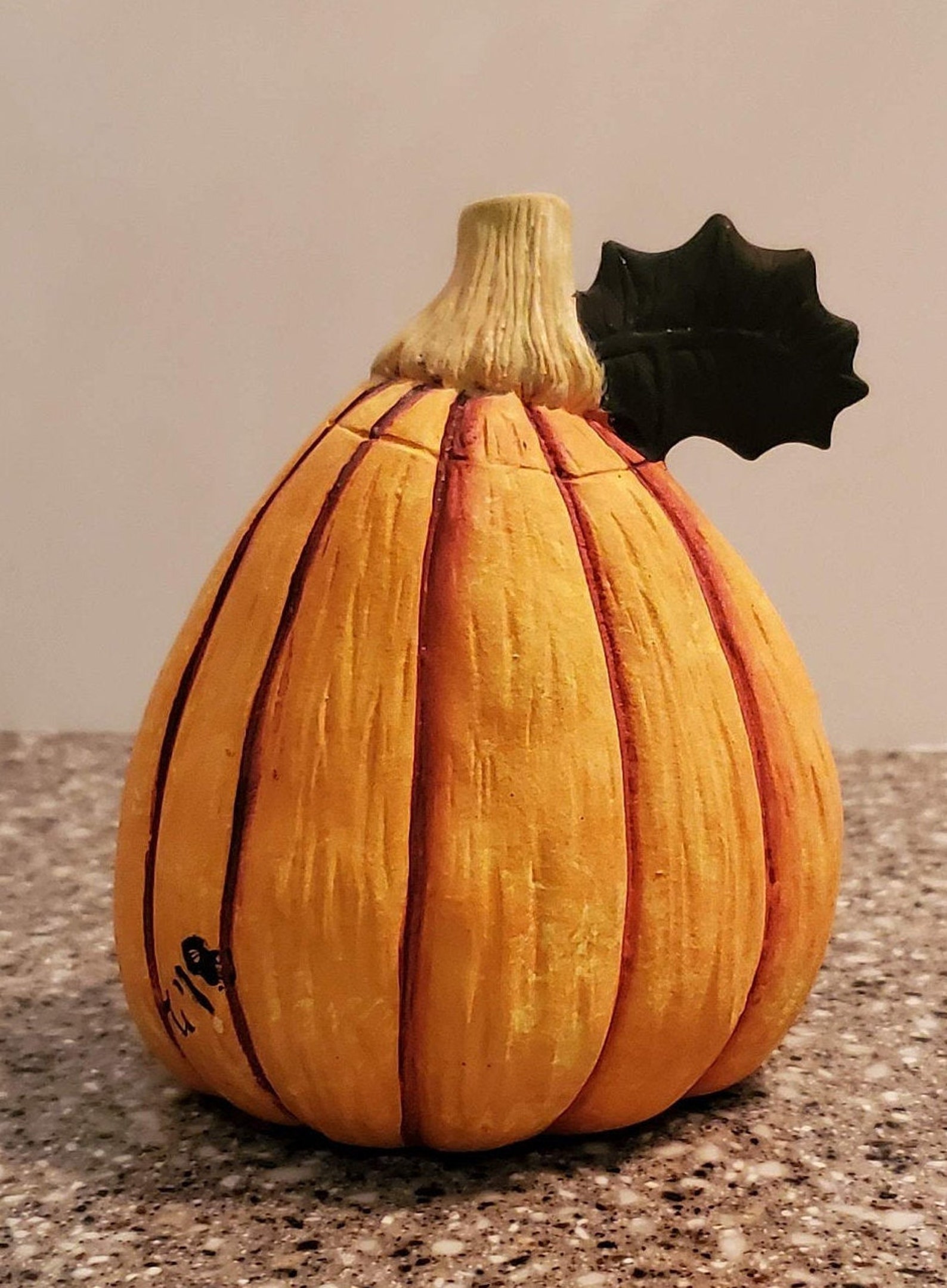 Small Jackolantern Ceramic Handpainted Piece. Etsy
