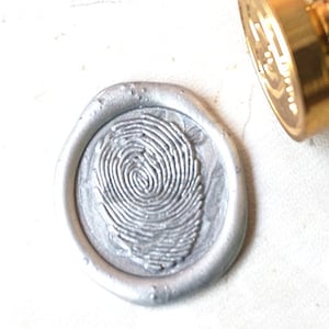Finger Print  wax seal stamp   KIT ,Party Invitation Sealing Stamp Airplane,wedding invitation seal  Hand Fingerprint Sealing Stamp C50