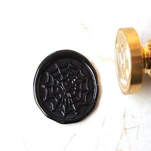 Spider Web  Wax Seal /Halloween   Wax Seal Stamp /Wedding Invitation W23