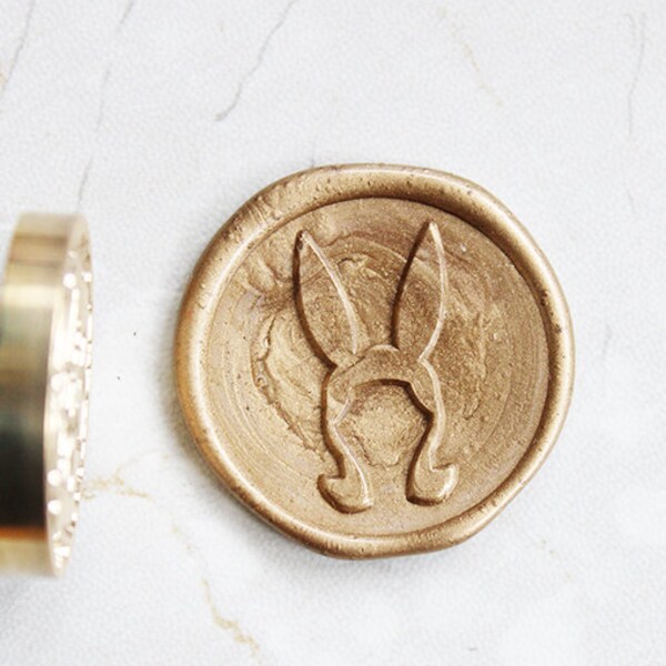 Rabbit girl Wax Seal Stamp /Custom Wax Stamp kits /wax seal stamp wedding/ happy wax sealing stamps C257