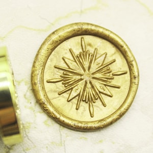 Frozen  Snow Crystal  Wax Seal Stamp Wedding Invitation Stamp Sealing wax stamp, wax stamp, sealing stamp C272