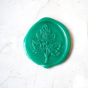 Parsfey wax zegel stempel Botanische zegel kit bruiloft uitnodiging zegel KRUIDEN
