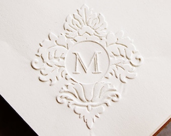 Custom Monogram Embosser, Monogram Embosser, Custom Embosser, Embosser Stamp, Embossing Stamp, Embosser, Paper Embosser, Wedding Embosser