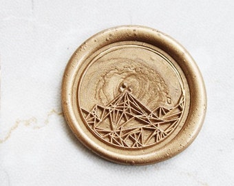 A Court of Mist and Fury Wax Seal Stamp / mountain  Custom Wax Stamp kits /wax seal stamp wedding/ happy wax sealing stamps C174