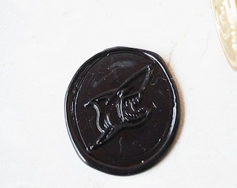 White Shark Wax Seal | Halloween Wax Seal Stempel | Huwelijksuitnodiging C42