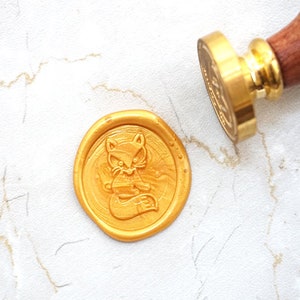 Kit de sellos de cera personalizados con cera de sellado flexible y  adaptable - Monograma Tiffany