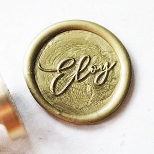 Calligraphy Name Wedding Wax Seal Stamp , Custom Seal Stamp , Invitation seal stamp L78