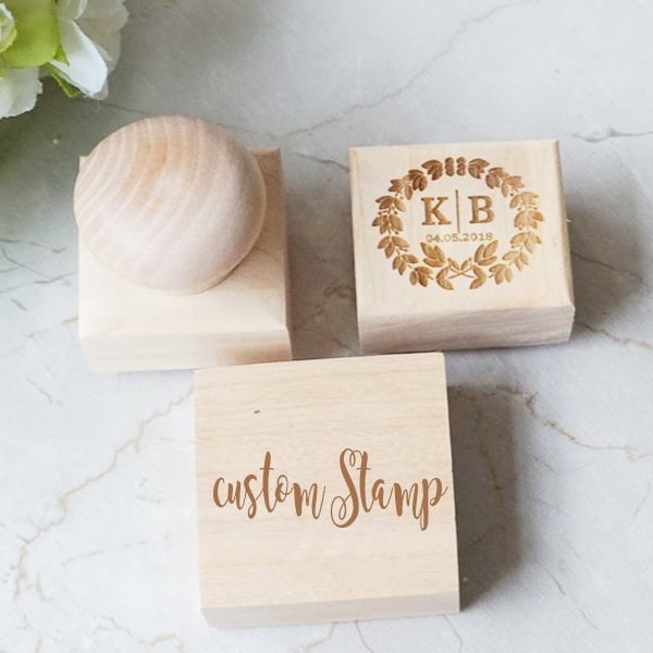 Personalzied Rubber  Stamp / Custom Logo Stamp/ Custom Rubber Stamp / Business Branding /DIY wood Stamp