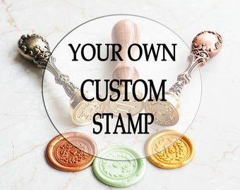 Personalised Wax Seal Stamp , Custom your own logo Wax Seal Stamp,  Initials Wax Seal Stamp, wedding  stamp