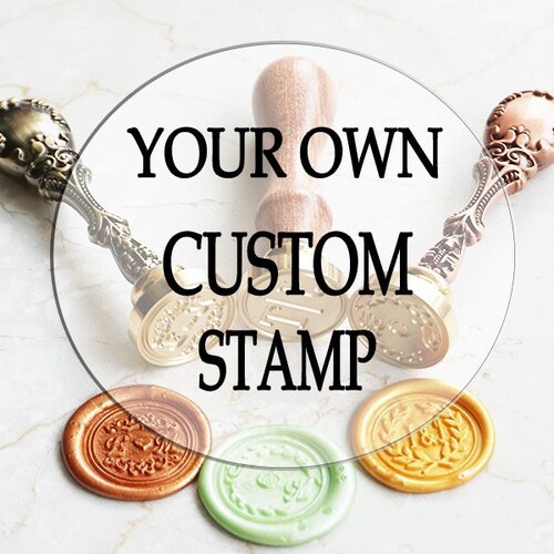 Personalised Wax Seal Stamp Custom Your Own Logo Wax Seal Etsy