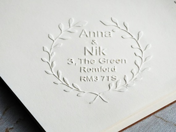 Return Address Name Embosser//Seal