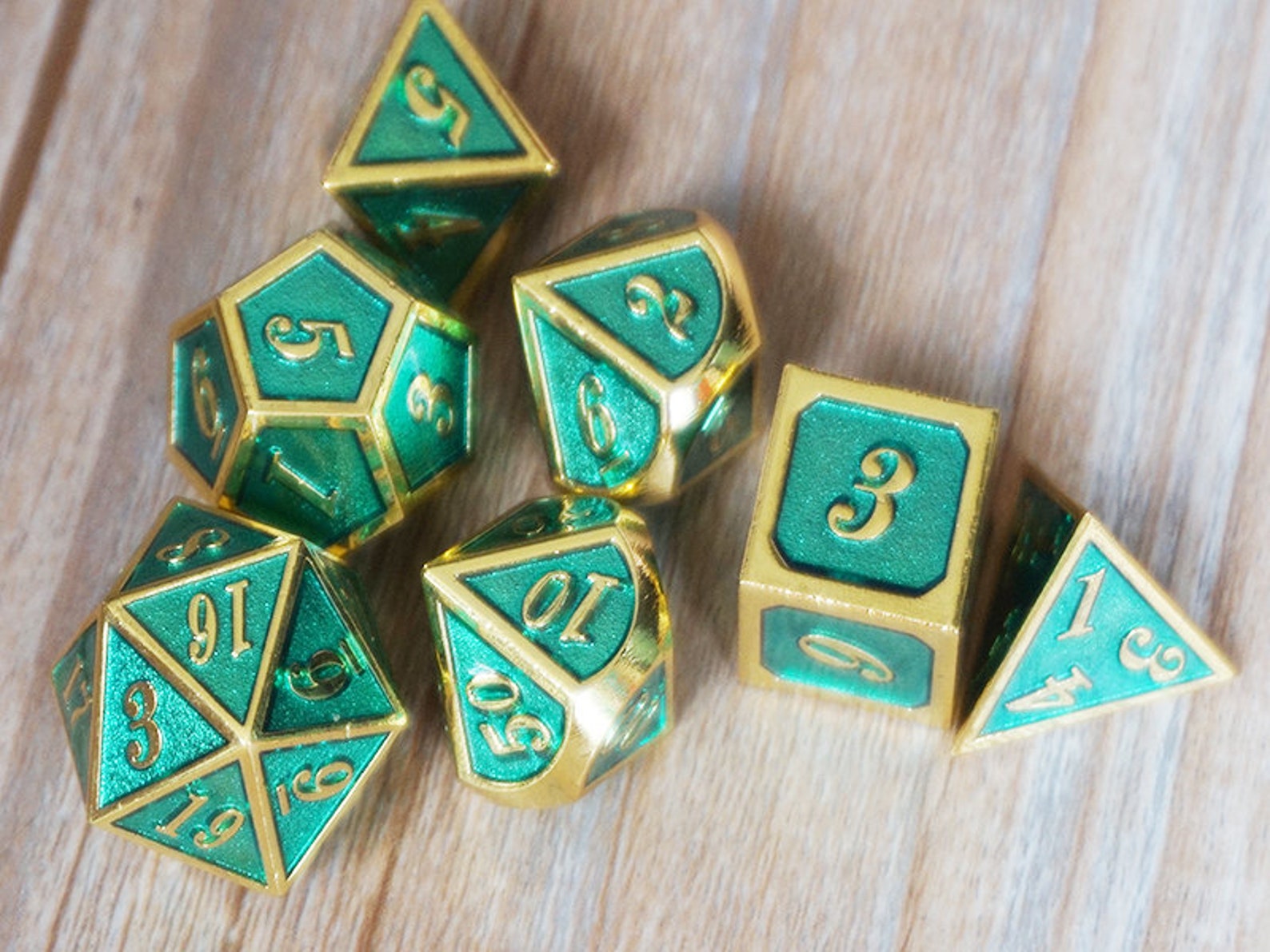 D&dpolyhedral Dice Setdnd Dice Setd20rpg Diceset of Dice Etsy