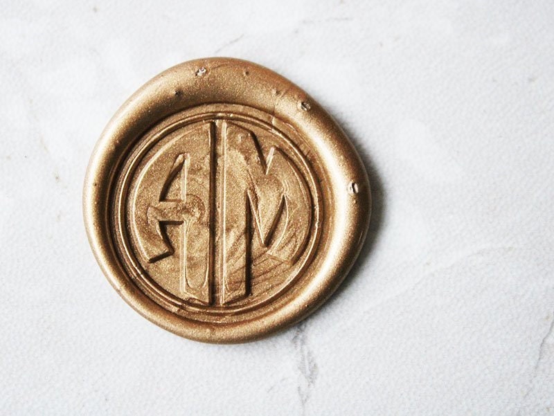 Gatsby Monogram Wax Seal Stamp – Stamptitude®