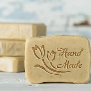 Francobollo di sapone di tulipano, francobollo di sapone di fiori, timbro di sapone acrilico, timbro di sapone naturale fatto a mano, regalo di nozze