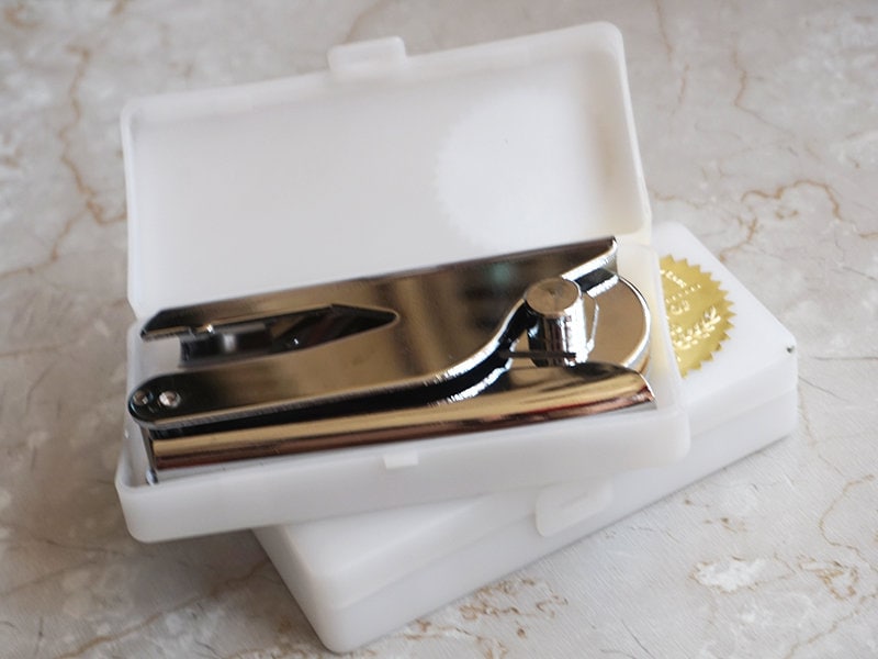 Custom Initial Embosser Stamp Personalized Embosser Etsy