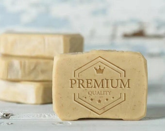 Custom Logo Stamp, Soap Stamp, Pottery Stamp,  Stamp with Handle, Acrylic Stamp, Business Stamp, Clear Stamp