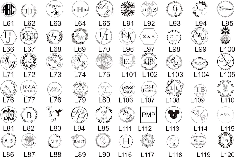 Personalised Wax Seal Stamp Custom Your Own Logo Wax Seal Etsy