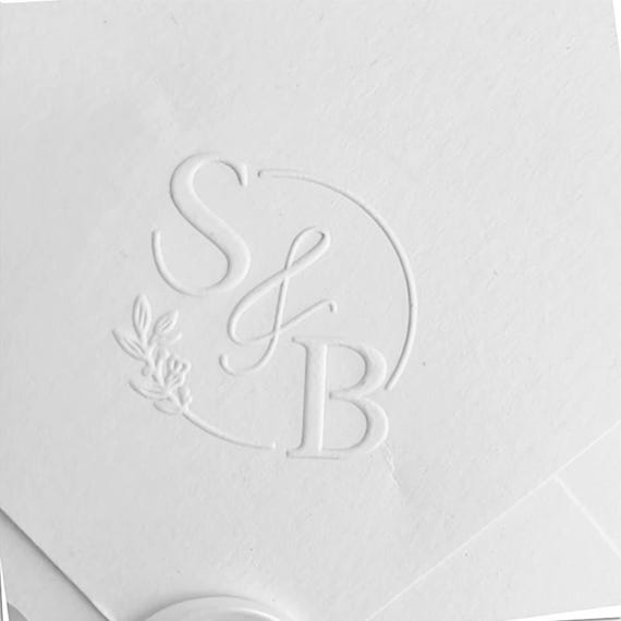 Custom Embosser Stamp｜Initials Embosser｜Wedding embosser｜Personalized Embosser｜Napkin embosser｜Monogram Embosser ｜Wedding Embosser