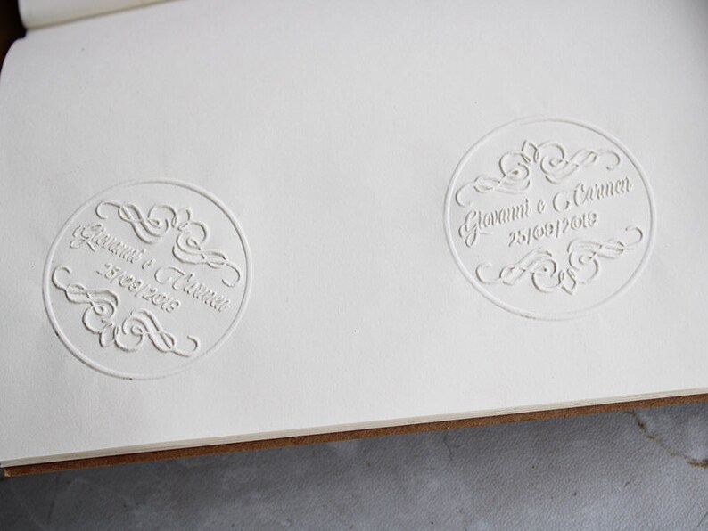 Custom Name Embosser stamp letter Embosser stampName Etsy