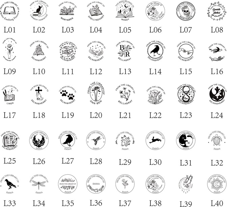 Initials Embosser Stamp Date Embosser Wedding Embossing Etsy Australia