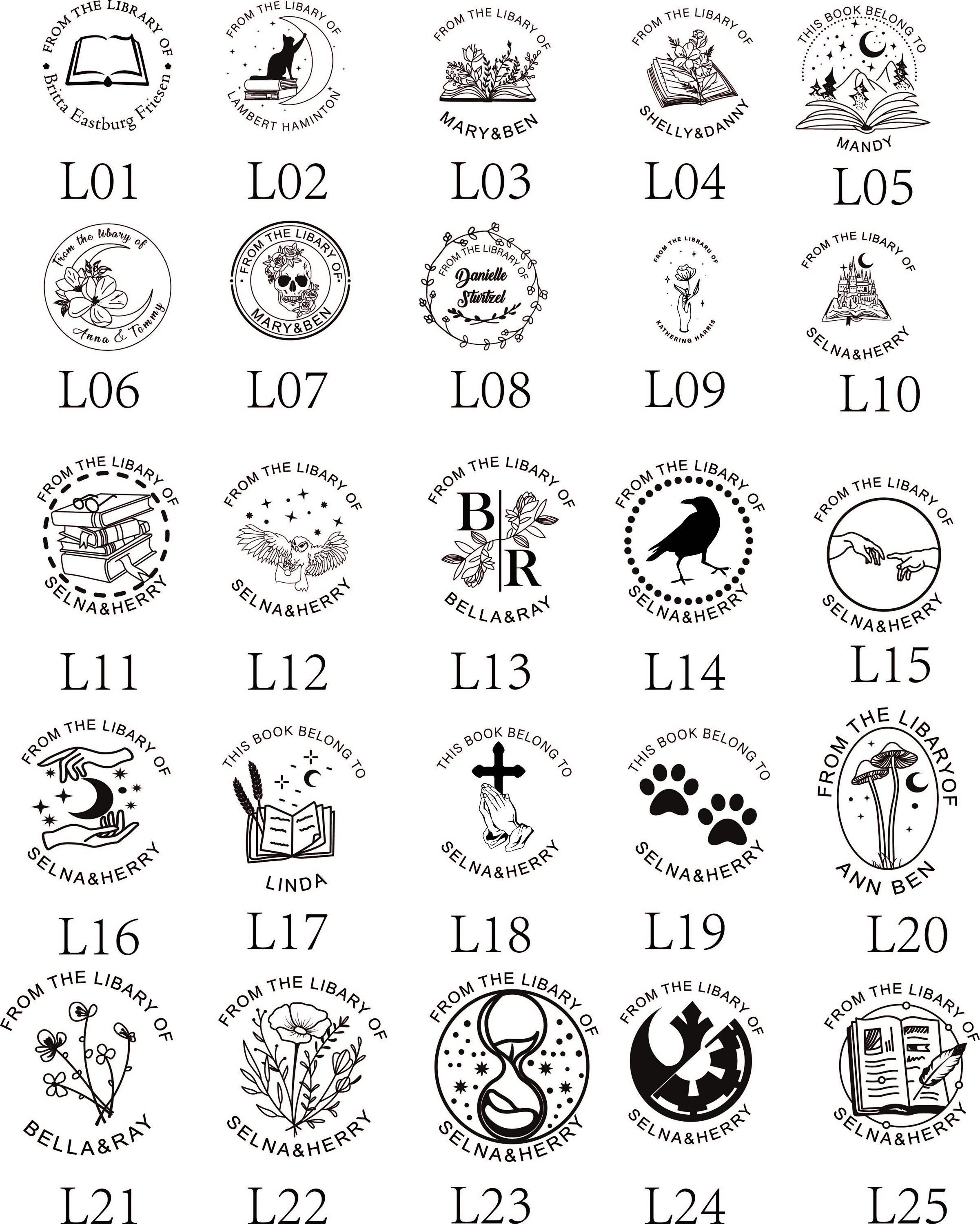 Address Embosser Custom Address Embosser Custom Embosser Etsy