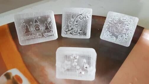 DIY Soap Stamp / Custom Acrylic Soap Stamp / Soap Mold / Natural Soap  Making / Handmade Clay Stamp / Wedding Cookie Stamp / 5x3cm 