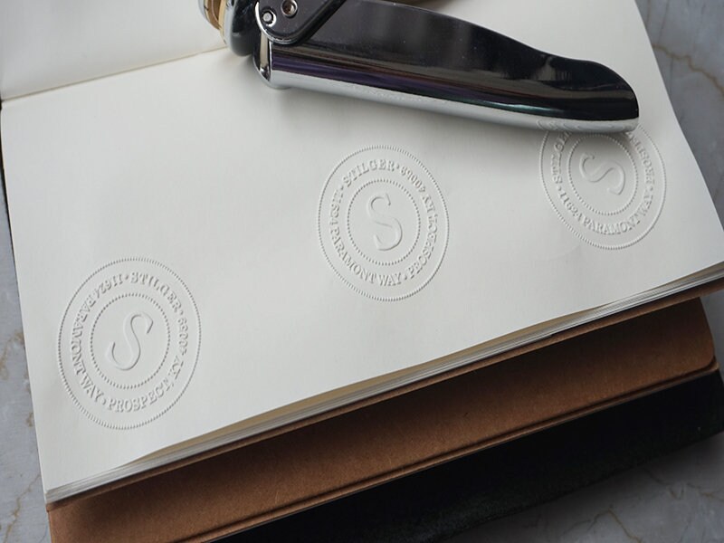 Custom Address Embosser Address Embosser Return Address Etsy