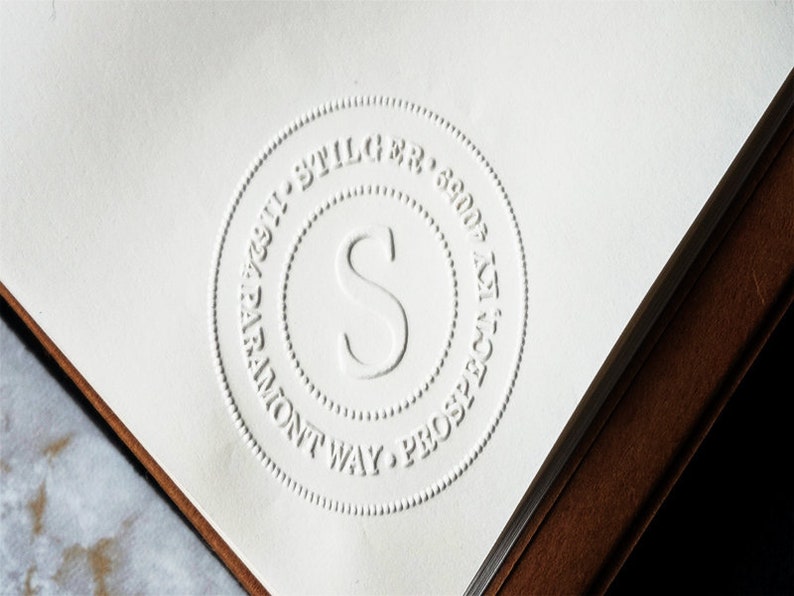 Custom Address Embosser Address Embosser Return Address Etsy