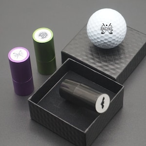 Personalized golf stamp, Custom Ink stamp, Unique Golf ball stamp, Custom stainless stamp, Gift for Golfer