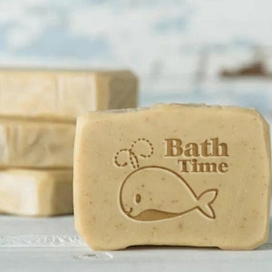 Baby Whale Soap Stamp, baby soap stamp, handmade soap stamp, acrilico, acrylic stamp, acrylic soap stamp, wedding soap stamp