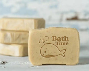 Baby Whale Soap Stamp, baby soap stamp, handmade soap stamp, acrilico, acrylic stamp, acrylic soap stamp, wedding soap stamp