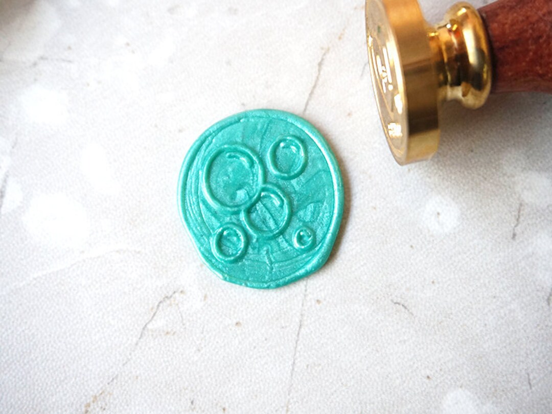 Soap Bubbles Wax Seal Stamp KIT party Invitation Sealing Etsy