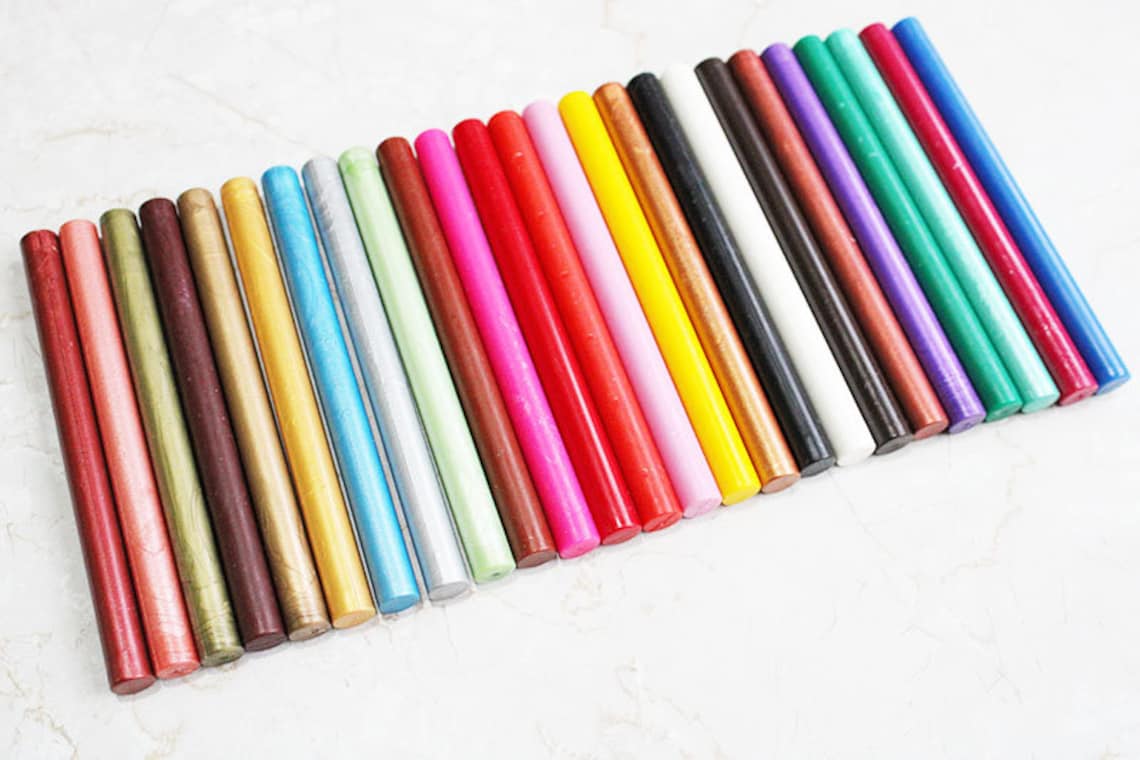 25Colors Avaiable Sealing Wax Sticks Wax Sticks for Glue Etsy