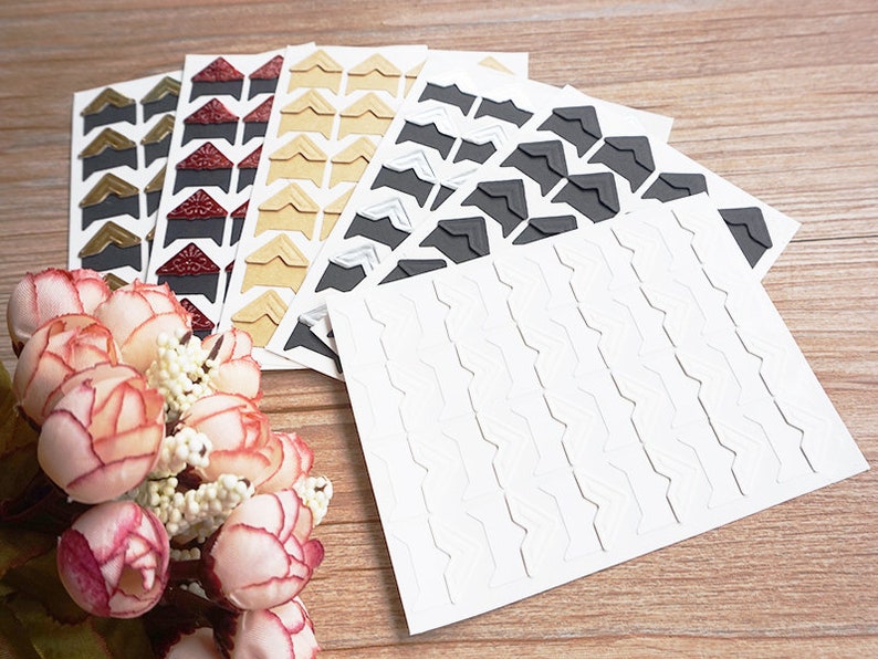 Paper Photo Corner Holder Sticker Tape Self Adhesive 120pcs Etsy