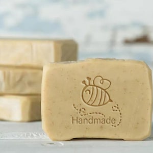 Süße Bienenseife Stempel, Baby Seifenstempel, Handgemachter Seifenstempel, Tierseife Stempel