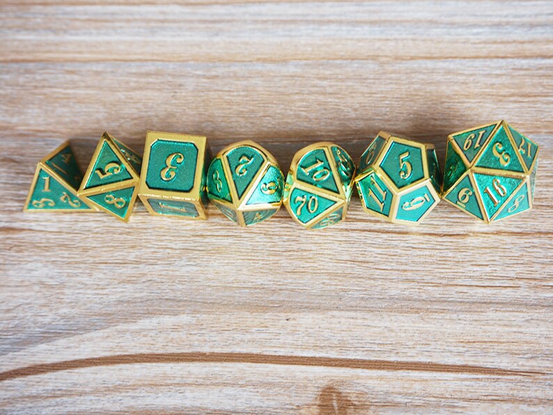 D&dpolyhedral Dice Setdnd Dice Setd20rpg Diceset of Dice Etsy