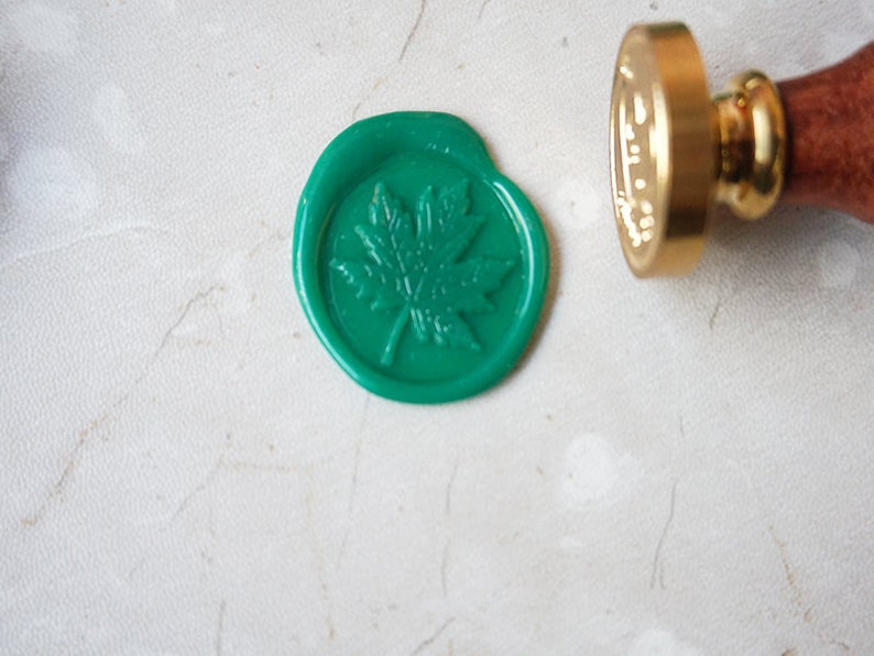 MAPLE LEAF Wax Seal Stamp Wedding Invitation Seals C48