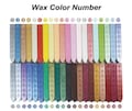 40 color Wax Sealing Sticks For Letter Wedding Invitations