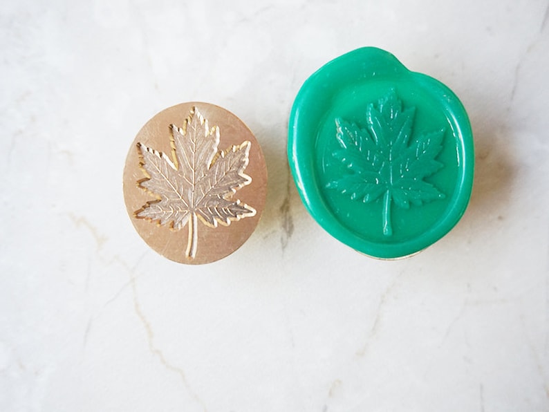 MAPLE LEAF Wax Seal Stamp Wedding Invitation Seals C48