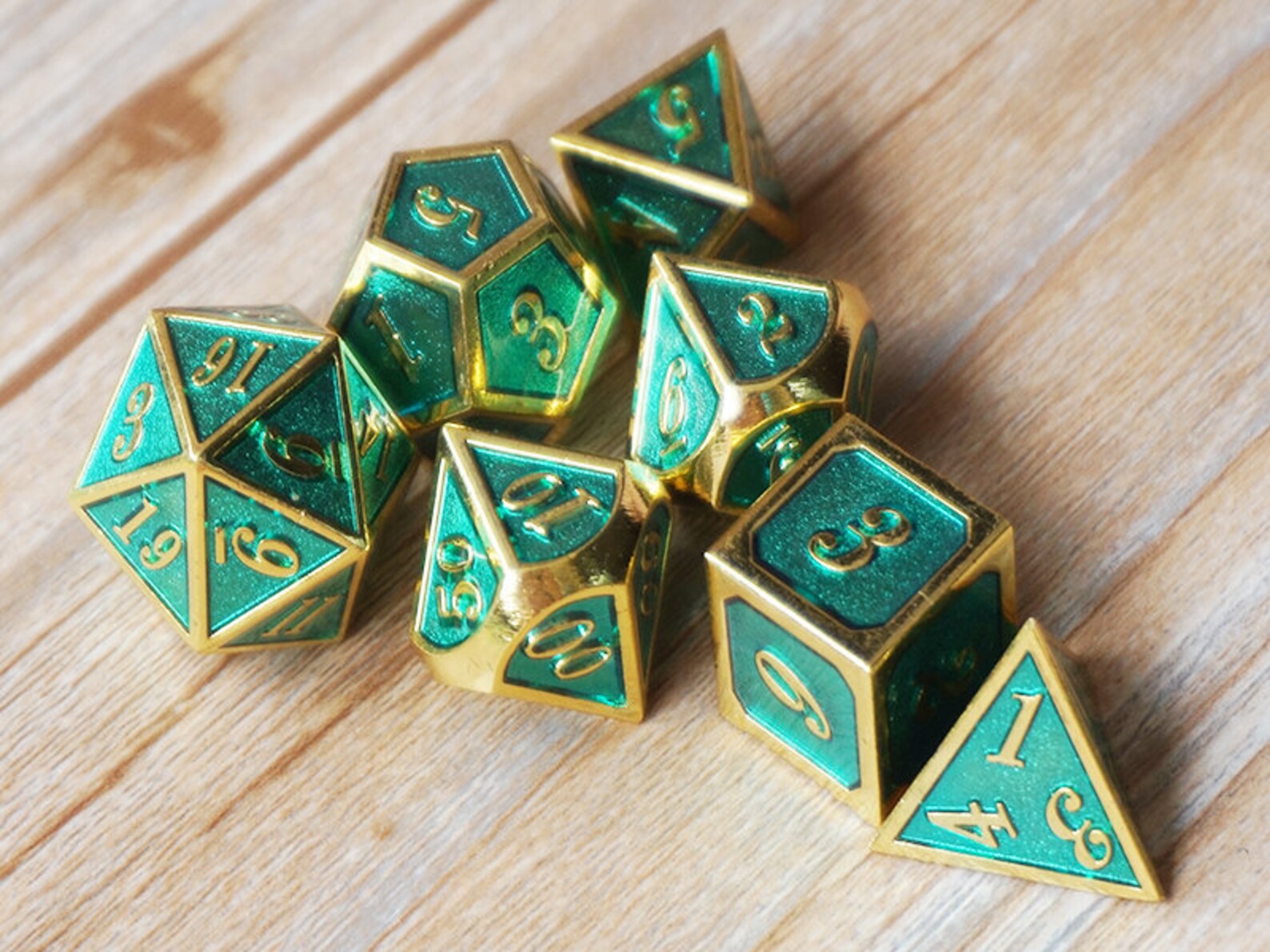 D&dpolyhedral Dice Setdnd Dice Setd20rpg Diceset of Dice Etsy