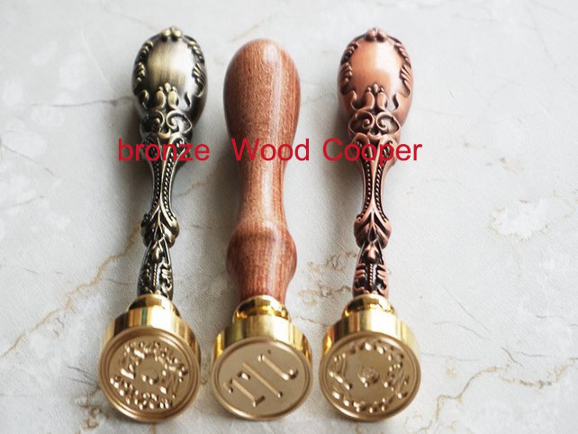 Personalised Wax Seal Stamp Custom your own logo Wax Seal Etsy