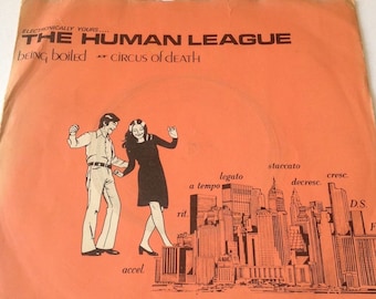 Human League | Gekocht | 7" Schallplatte | 45 U/min | Synth-Pop, New Wave, Elektronische | Schallplattensammler | Vinyl Liebhaber | Musik Fan Geschenk
