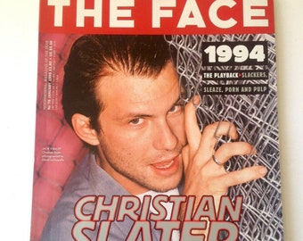 The Face Magazine | Jan 95 | Christian Slater | Beck, Warren G, Belly, Frank Skinner | Vintage Magazine | London Fashion | London Lifestyle