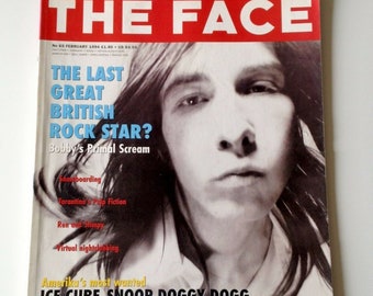 The Face Magazine | Feb 94 | Bobby Gillespie, Primal Scream | Snoop Doggy Dogg, Ice Cube, Jenny Shimizu | Quentin Tarantino, Pulp Fiction