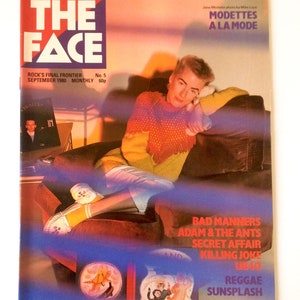 Revista The Face / Sept. 80 / Modettes / Siouxsie Sioux, The Clash, Debbie Harry, Sting, Adam and the Ants, Bad Manners, UB40, Killing Joke
